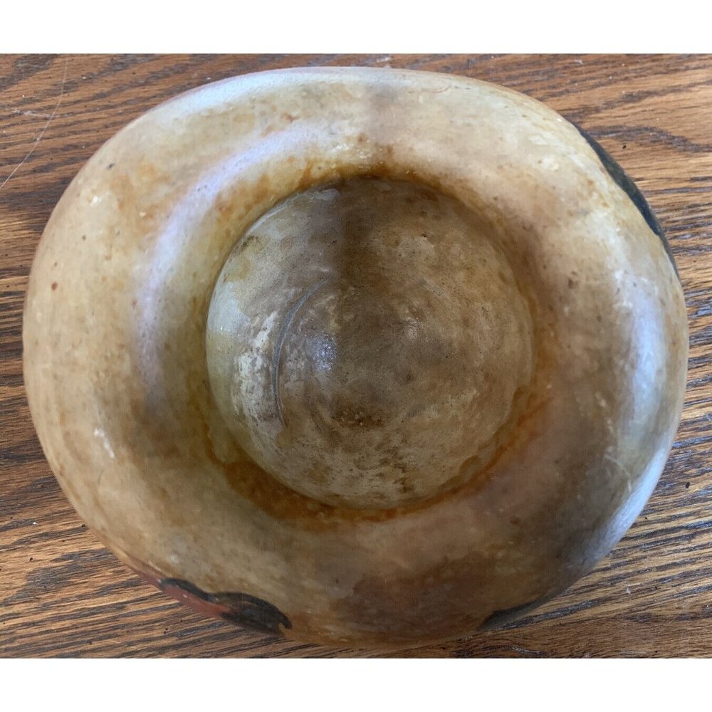 Primitive Clay Bowl Horses Cave Painting Style‎ - Picture 5 of 7